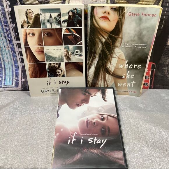 If I Stay / Where She Went - Gayle Forman BOOKS and DVD movie set - Picture 1 of 2